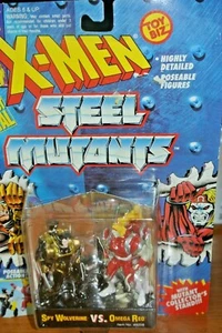 1994 X-Men Steel Mutants Professor X vs. Magneto Die Cast Toy Biz NIP - Picture 1 of 5