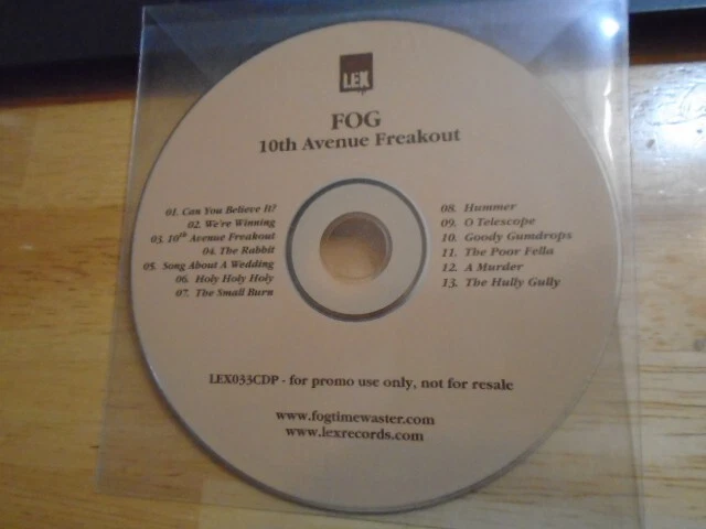 RARE PROMO Fog CD 10th Avenue Freakout rock Gayngs Bon Iver DOSH Why? Suburbs ! - Image 1 of 1