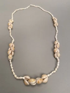 Schmuck, Kette, Muschelkette, Kauri-Muscheln, Südseemuscheln - Bild 1 von 3