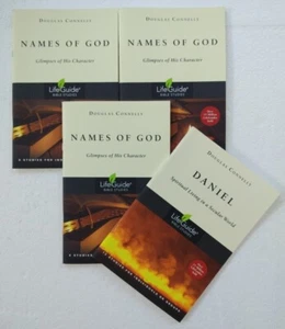 Names of God (Lifeguide Bible Studies) - 3 COPIES + BONUS DANIEL - Foto 1 di 1