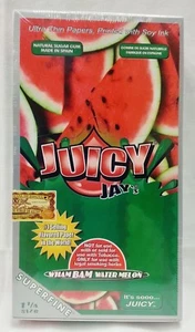 1 Box Juicy Jay Superfine Wham Bam Watermelon 1 1/4 with free LED Glow Tray - Picture 1 of 2