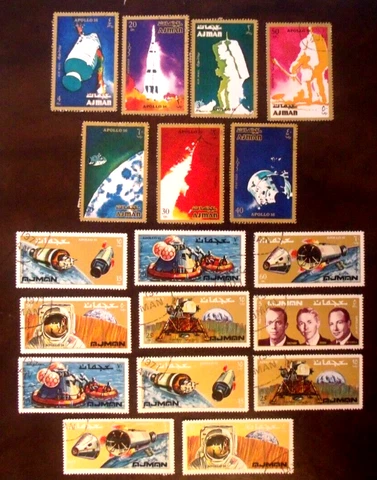 Ajman  SPACE Apollo Stamps   Lot#D36 Cover