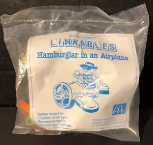McDonald’s Linkables “Hamburglar in an Airplane“ BRAND NEW!1993 McDonaldland NIP - Picture 1 of 5
