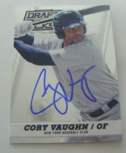 CORY VAUGHN signed RC METS 2014 Panini Prizm baseball card AUTO Autographed #16