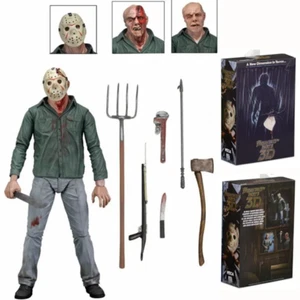 NECA Friday the 13th Part 3 3D Ultimate Jason Voorhees 7" Action Figure Box Gift - Picture 1 of 8