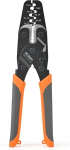 Open Barrel Terminal& Weather Pack Terminal Crimper for AWG 24-14 with Built-In  - Picture 1 of 9