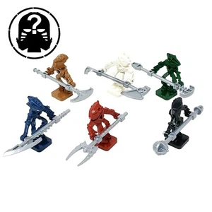 Lego Bionicle - Minifiguras Toa Hordika con armas de plata - 8769 8757 8758 8759 - Imagen 1 de 2
