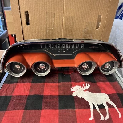 Cuadro de instrumentos Mercury 1963 1964 velocímetro tablero indicadores combustible gas Foto 1 de 4