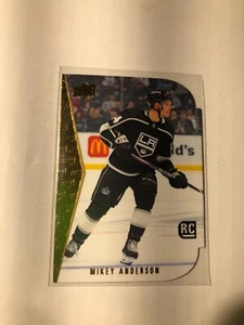 Tarjeta troquelada RC 2020-21 NHL Upper Deck Series 1 MIKEY ANDERSON 94-95 - Imagen 1 de 1