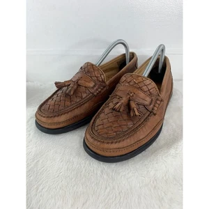 Dockers Braun Leder Quaste Halbschuhe Herren Größe 8 M - Bild 1 von 8