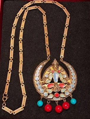 Collana anni'60 Florenza con orecchini abbinati  - Immagine 1 di 4