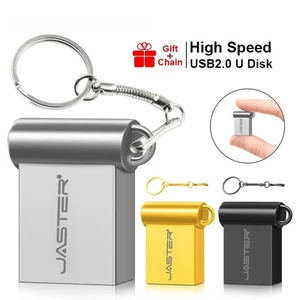 Super Mini Metal USB Flash Drive 8GB 16GB 32GB 64GB 128GB Memory Stick U Disk - Photo 1/22