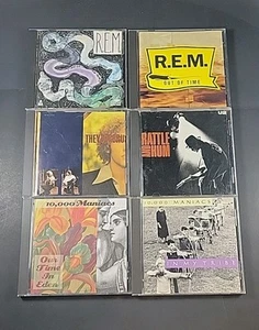 1980's Alternative Rock 6-CD Lot R.E.M. U2 10,000 Maniacs - VG - Picture 1 of 6
