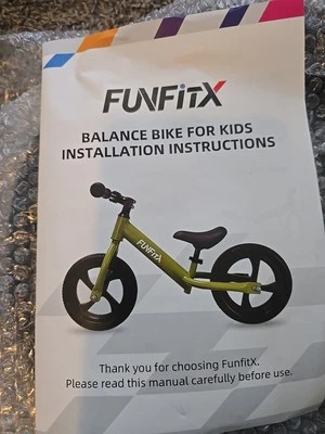 Bicicleta de Equilibrio OpBxStrider 12" Niños Niños Niñas Ligera Ajustable Verde Deporte Foto 1 de 4