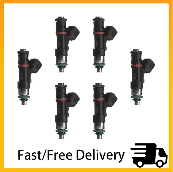 Juego de 6 inyectores de combustible para Chevrolet Captiva Sport Saturn Vue 2008-2010 3,6 L V6 Foto 1 de 4