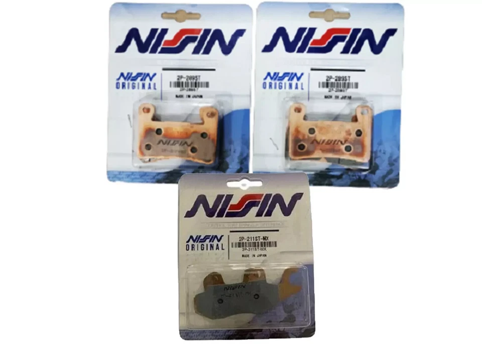 Set / Plaquettes Kawasaki Ninja 1000 H2 SX 2018 Al 2020 Avant Arrière Nissin - Photo 1/4