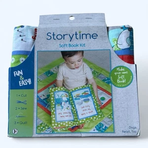 Make Your Own Children's Soft Book - Quilt/Sewing Kit Incl. Fabric, Instructions - Picture 1 of 13