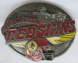 VINTAGE SISKIYOU PEWTER WASHINGTON REDSKINS LIMITED EDITION 1990 GÜRTELSCHNALLE - Bild 1 von 7