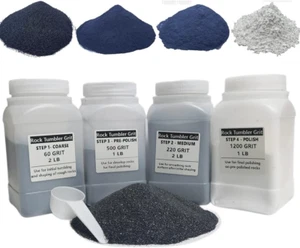6 Pounds Rock Tumbler Refill Grit Media Kit, Abrasive Tumbling Kit - Picture 1 of 7