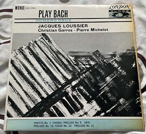 Jacques Loussier - Play Bach - Numero Deux  UK vinyl LP -  MONO - Graded V/Good!
