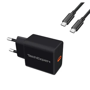 Cargador Encendido Entrega 20W Negro + Cable Compatible Lenovo Tab M11 - Imagen 1 de 6