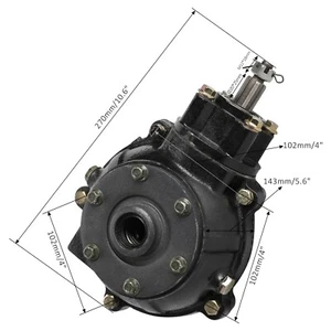 REAR BACK DIFFERENTIAL GEARBOX ASSMEBLY For ATV UTV Go KART QUAD BUGGY - Picture 1 of 11