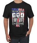 I Only Fear Two Things God And My Wife Humor Men Graphic Tshirt