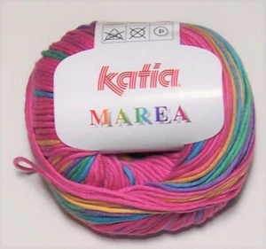LOT of 10 balls Katia MAREA 100% Egyption cotton machine washable dk yarn #2407 - Picture 1 of 1
