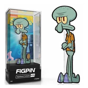 Bob Esponja Pantalones Cuadrados Tentáculos Calamar FiGPiN #470 | Pin Esmalte Clásico - Imagen 1 de 4