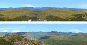 Backgrounds OO/HO Forest & Hills Pack A ID Backscenes ID279A