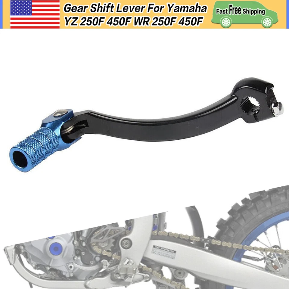 Shift Lever Folding For 2006-2013 Yamaha YZ250F YZ450F WR250F WR450F Motorcycle - Изображение 1 из 4