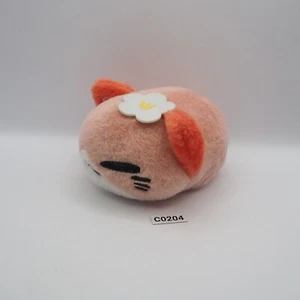 Muñeca de peluche Nemuneko C0204 naranja gato dormido Furyu 5" Japón - Imagen 1 de 9
