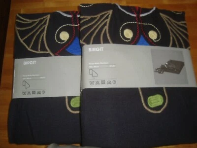 Set of 2 NEW IKEA Blankets Birgit 100% Wool Deco Throws Designer Malin Åkerblom  - Image 1 of 4
