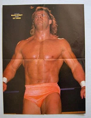 Lex Luger Poster 16x22 Pro Wrestling Main Event Magazine Poster WWE WWF Foto 1 de 2