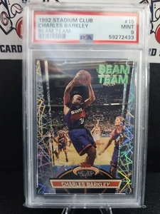 1992 Stadium Club BEAM TEAM Charles Barkley #15 PSA 9 - Picture 1 of 2