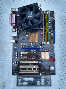 SCHEDA MADRE Asus P5KPL SE Micro ATX + CPU Intel Core 2 E6600 + RAM 2 Gb - Foto 1 di 5