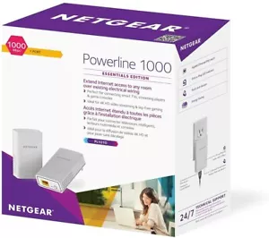 Netgear PL1010-100PAS PowerLINE 1000 Mbps, 1 Gigabit Port Network Adapter - Picture 1 of 1