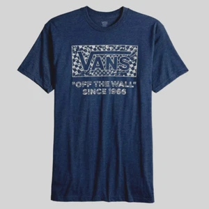 Camiseta de manga corta Vans Cracked Checker para hombre - grande - nueva con etiquetas - Imagen 1 de 3
