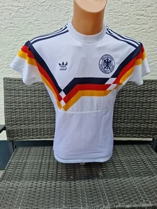 Deutschland adidas DFB Trikot Shirt Jersey Weltmeister 1990 XS S Heim Home weiß - Bild 1 von 7