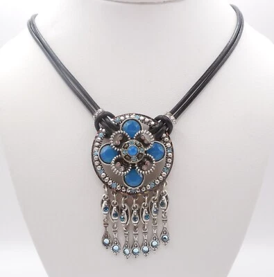 NWT SWEET ROMANCE SOUTHWESTERN SPIRIT WIND CORDED NECKLACE ~MADE IN USA - Image 1 of 4