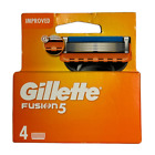 Gillette Fusion 5 Blades 4 Pack Cartridges Microfin Guard - Improved -  Sale.