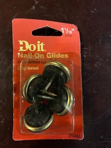 NAIL-ON GLIDES 1 1/16" cushioned 4-pack for wooden legs Do It Best 210242 - Picture 1 of 4