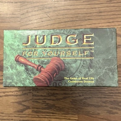 Judge For Yourself The Game of Real Life Courtroom Dramas Pressman 1996 USED - Image 1 of 4