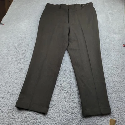 Pantalones Penneys True Vintage Para Hombre Meas 35x28 Verde Oficial Estilo Chino Años 50 60 Foto 1 de 4