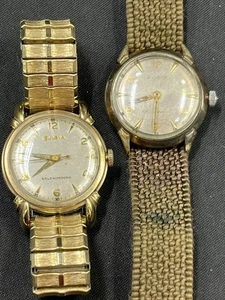 Lot Of 2 Vintage Bulova Self Winding Men’s Watches As Is For Repair - Picture 1 of 15