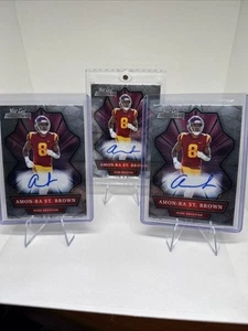 2021 Wild Card Alumination Amon-Ra St.Brown Auto #ABC-A - Picture 1 of 8