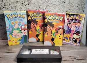 Lot Pokemon VHS The Final Battle, Thunder Shock, Show Time, Primeape Problems - Picture 1 of 3