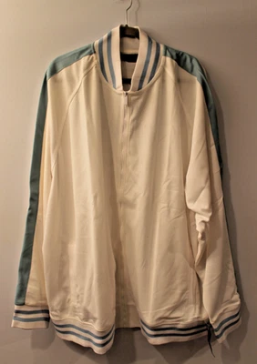 Nuevo Rocawear Logo en la espalda Cremallera Chaqueta de Pista Blanco Hombre 4X Grande y Alto Foto 1 de 3