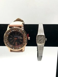 STOP DID YOU SEE THIS? 1 GENEVA & 1 ACCUTRON WRISTWATCH BOTH FOR THE PRICE OF 1! - Picture 1 of 12