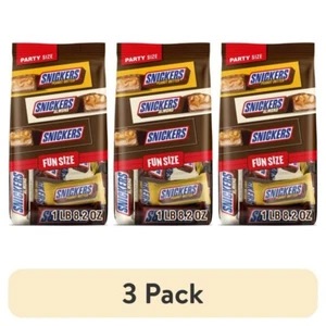 Snickers Milk Chocolate Candy Bars Fun Size Variety Pack, - 24.02 oz (3 pack) - Picture 1 of 7